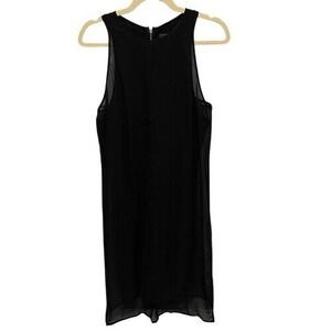 Rag‎ & Bone Bailey Black Sheer Overlay Dress L